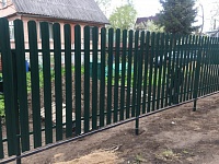 Забор из евроштакетника 167 метра Забор из евроштакетника 167 метра